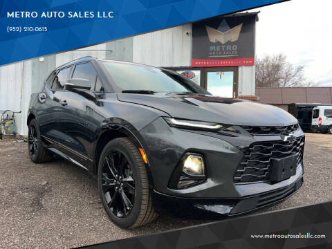 2020 Chevrolet Blazer for sale at METRO AUTO SALES LLC in Lino Lakes MN