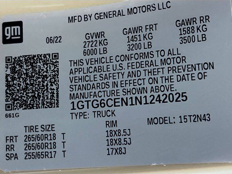 2022 GMC Canyon