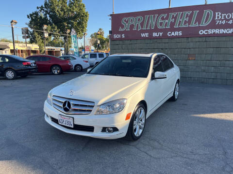2011 Mercedes-Benz C-Class for sale at SPRINGFIELD BROTHERS LLC in Fullerton CA