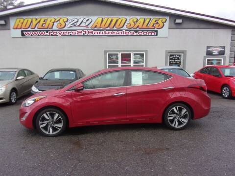 2015 Hyundai Elantra for sale at ROYERS 219 AUTO SALES in Dubois PA