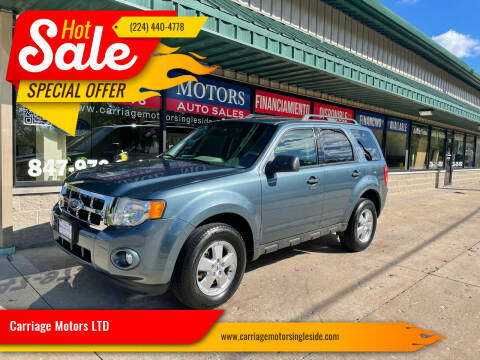 2011 Ford Escape for sale at Carriage Motors LTD in Ingleside IL