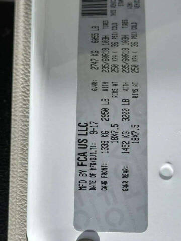 2018 Chrysler Pacifica Touring Plus