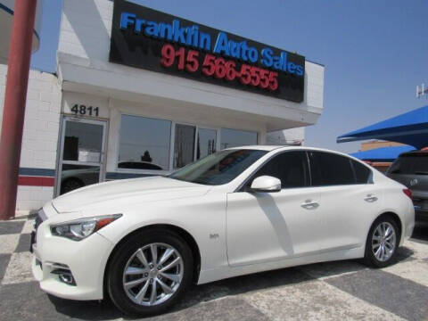 2017 Infiniti Q50 for sale at Franklin Auto Sales in El Paso TX