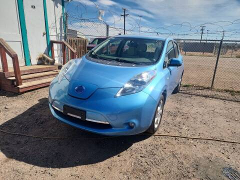 2012 Nissan LEAF for sale at PYRAMID MOTORS - Fountain Lot in Fountain CO