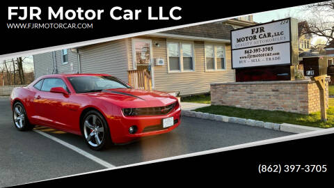 2012 Chevrolet Camaro for sale at FJR Motor Car LLC in Mine Hill NJ