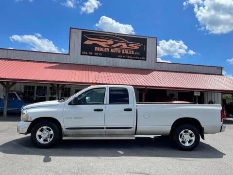 2004 Dodge Ram Pickup 3500 for sale at Ridley Auto Sales, Inc. in White Pine TN