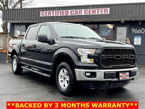 2015 Ford F-150 for sale at CERTIFIED CAR CENTER in Fairfax VA