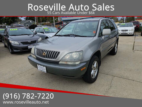 2000 Lexus RX 300 for sale at Roseville Auto Sales in Roseville CA