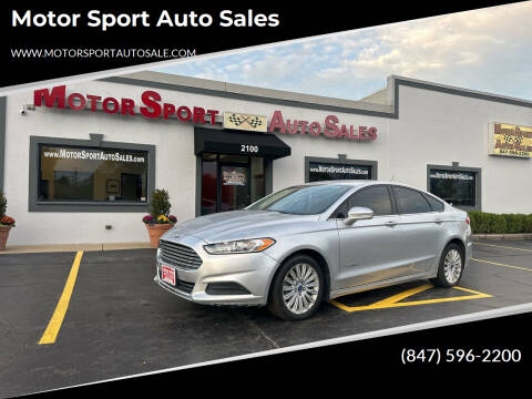 2013 Ford Fusion Hybrid for sale at Motor Sport Auto Sales in Waukegan IL