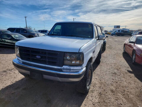 1996 Ford Bronco for sale at PYRAMID MOTORS - Fountain Lot in Fountain CO