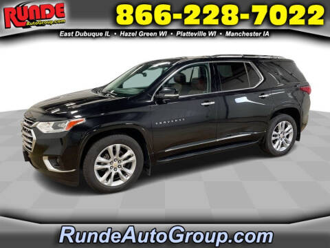 2018 Chevrolet Traverse for sale at Runde PreDriven in Hazel Green WI