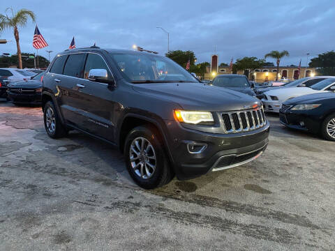 2015 Jeep Grand Cherokee for sale at America Auto Wholesale Inc in Miami FL