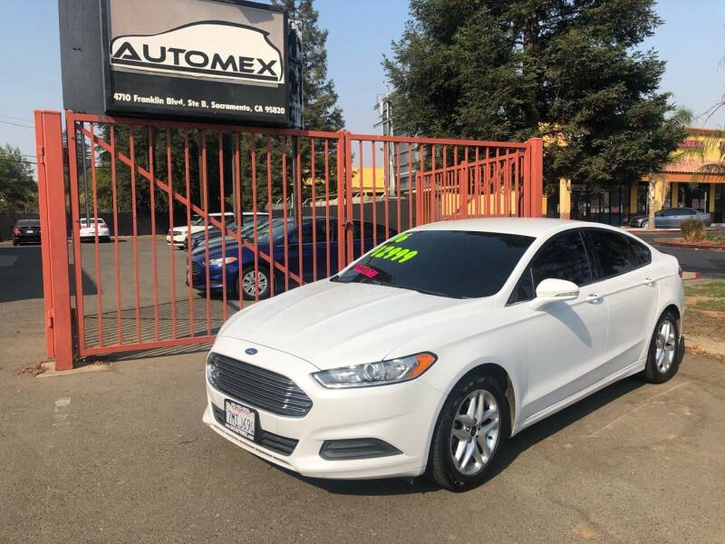 2016 Ford Fusion for sale at AUTOMEX in Sacramento CA