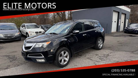 2013 Acura MDX for sale at ELITE MOTORS in West Haven CT