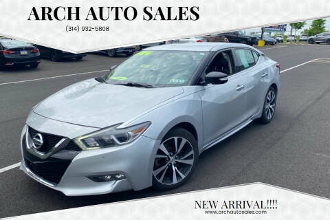 2018 Nissan Maxima for sale at ARCH AUTO SALES in Saint Louis MO