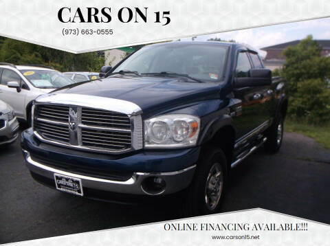 2009 Dodge Ram 2500 for sale at Cars On 15 in Lake Hopatcong NJ