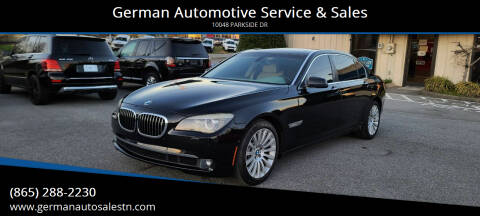 2009 BMW 7 Series for sale at German Automotive Service & Sales in Knoxville TN