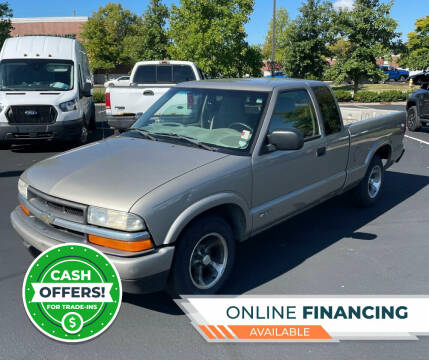 2002 Chevrolet S-10 for sale at C&C Affordable Auto and Truck Sales in Tipp City OH