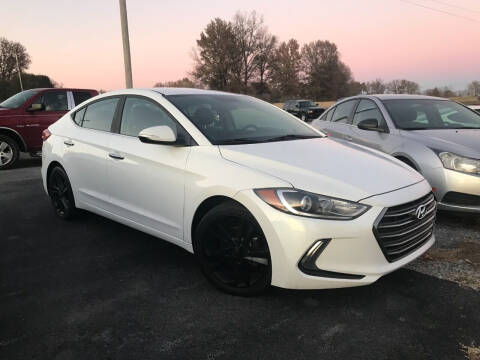 2017 Hyundai Elantra for sale at Ridgeway's Auto Sales in West Frankfort IL