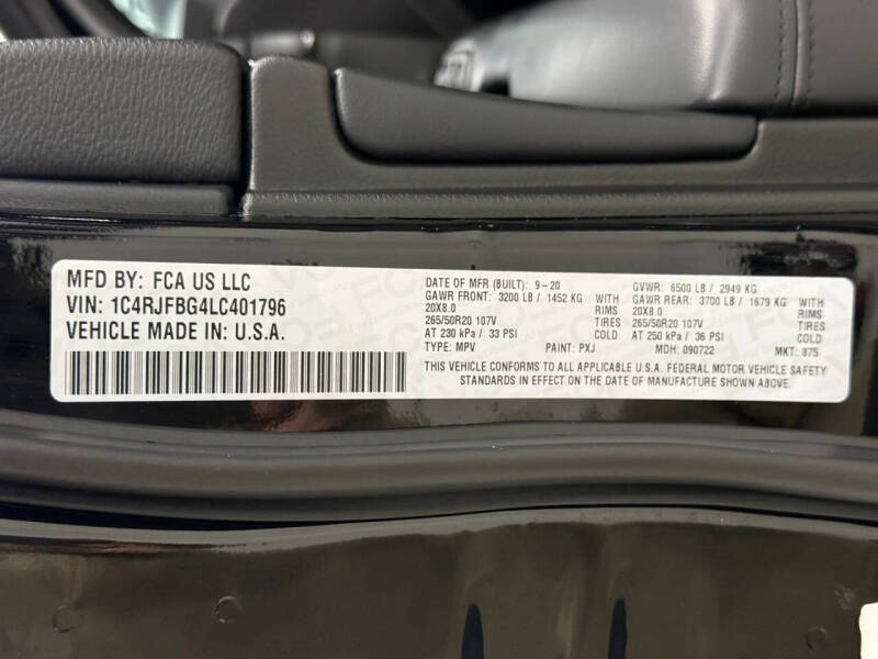 2020 Jeep Grand Cherokee