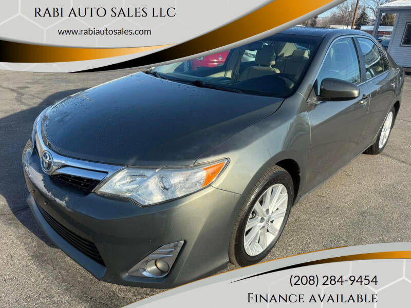 2012 Toyota Camry Hybrid for sale at RABI AUTO SALES LLC in Garden City ID