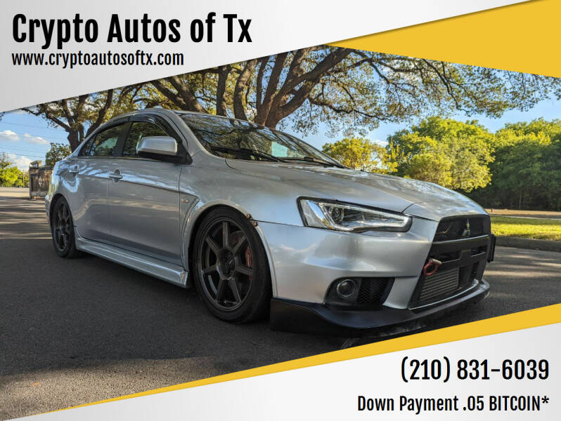 2011 Mitsubishi Lancer Evolution for sale at Crypto Autos Of Tx in San Antonio TX