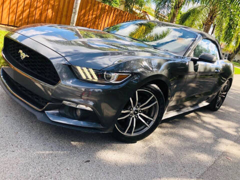 2016 Ford Mustang for sale at IRON CARS in Hollywood FL