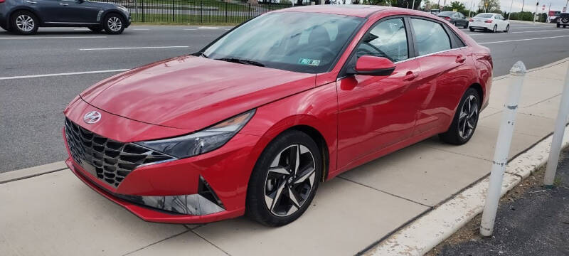 Used 2021 Hyundai Elantra SEL with VIN 5NPLN4AG8MH007336 for sale in New Castle, DE