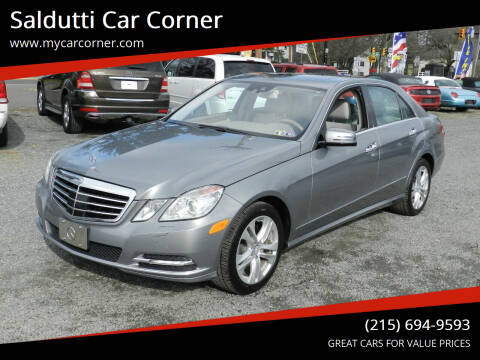 2011 Mercedes-Benz E-Class for sale at Saldutti Car Corner in Gilbertsville PA