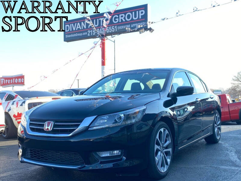 2014 Honda Accord for sale at Divan Auto Group in Feasterville Trevose PA