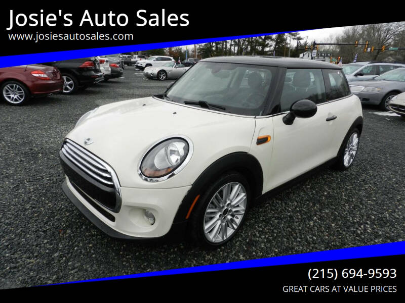 2015 MINI Hardtop 2 Door for sale at Josie's Auto Sales in Gilbertsville PA