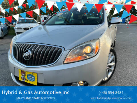 2013 Buick Verano for sale at Hybrid & Gas Automotive Inc in Aberdeen MD
