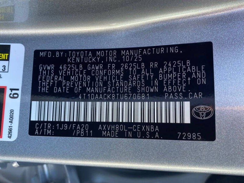 2026 Toyota Camry LE