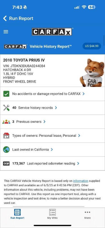 2010 Toyota Prius IV