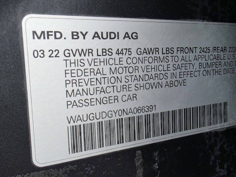 2022 Audi A3 quattro Premium 40 TFSI