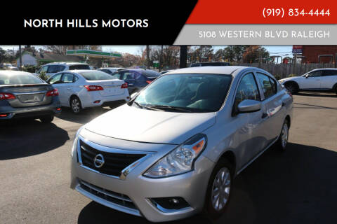 2017 Nissan Versa for sale at NORTH HILLS MOTORS in Raleigh NC