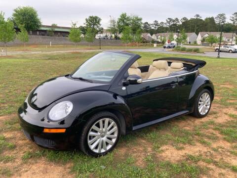 2008 Volkswagen New Beetle Convertible for sale at A & A AUTOLAND in Woodstock GA