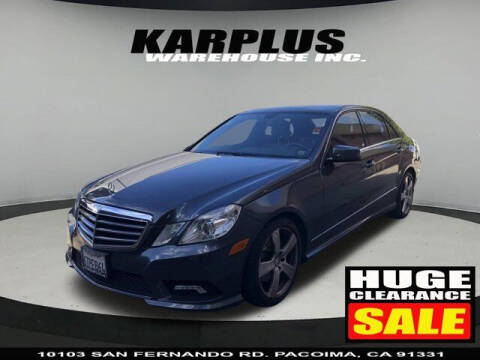 2011 Mercedes-Benz E-Class for sale at Karplus Warehouse in Pacoima CA