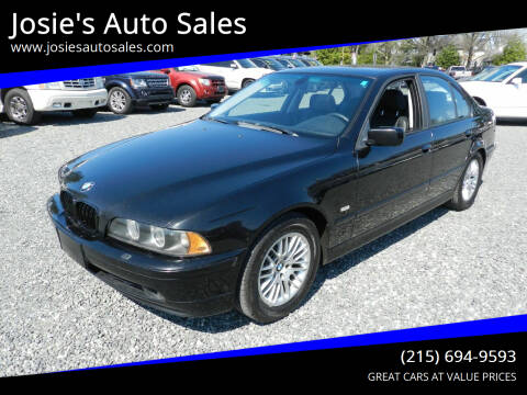 2003 BMW 5 Series for sale at Josie's Auto Sales in Gilbertsville PA