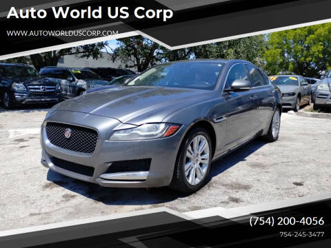 2016 Jaguar XF for sale at Auto World US Corp in Plantation FL