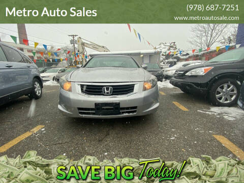 2009 Honda Accord for sale at Metro Auto Sales in Lawrence MA