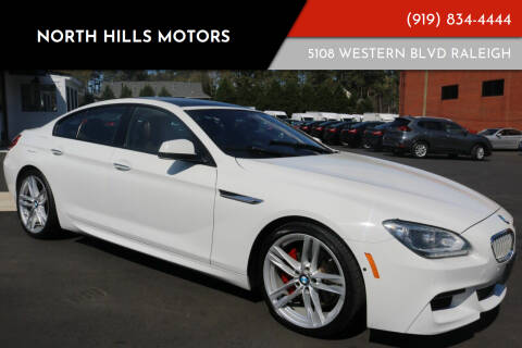 2015 BMW 6 Series for sale at NORTH HILLS MOTORS in Raleigh NC