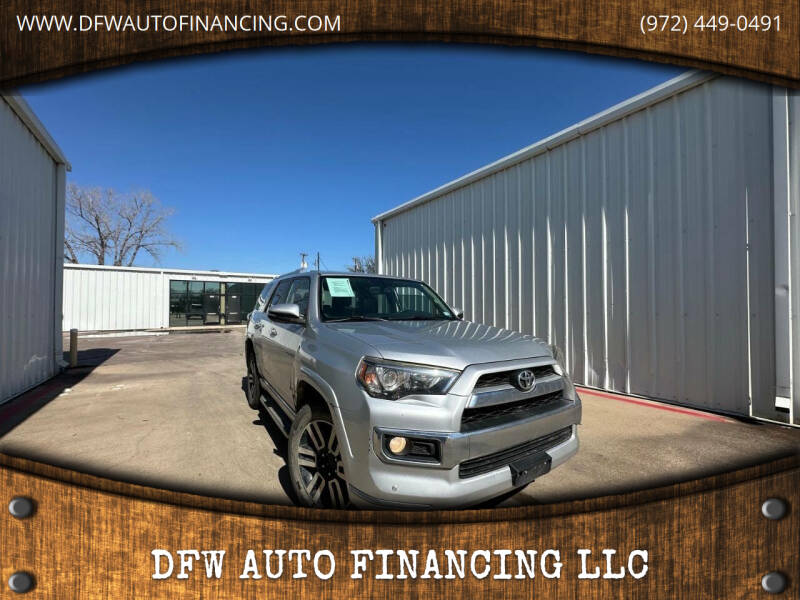 2016 Toyota 4Runner for sale at DFW AUTO FINANCING LLC in Dallas TX