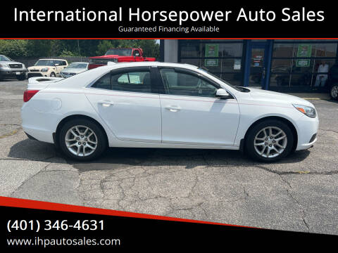 2013 Chevrolet Malibu for sale at International Horsepower Auto Sales in Warwick RI