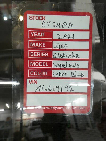 2021 Jeep Gladiator