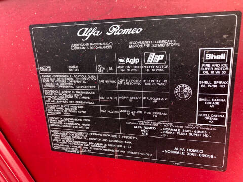 1988 Alfa Romeo Spider Graduate