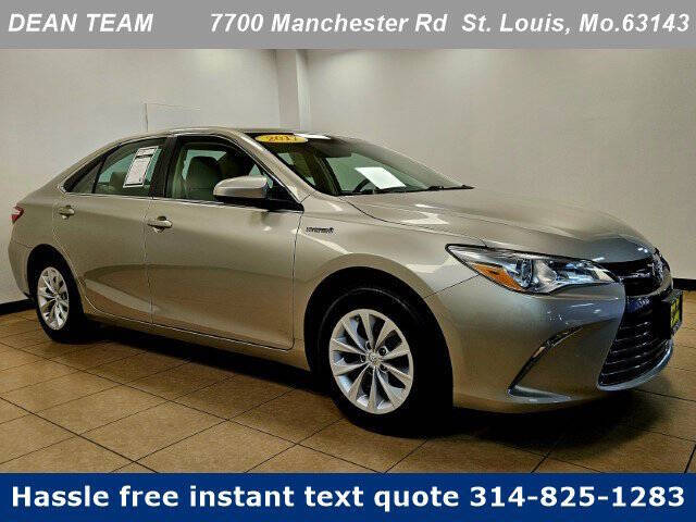 2017 Toyota Camry Hybrid for sale at St. Louis Auto Finance in Saint Louis MO