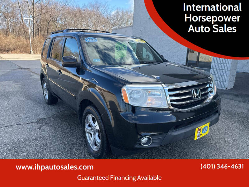 2013 Honda Pilot for sale at International Horsepower Auto Sales in Warwick RI