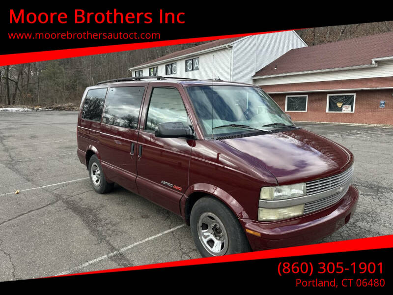 2002 Chevrolet Astro for sale at Moore Brothers Inc in Portland CT