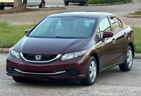 2015 Honda Civic for sale at Hadi Motors in Houston TX